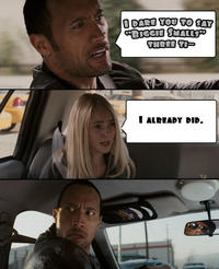 The Rock Driving