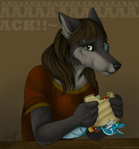 Krystal Can't Enjoy Her Sandwich
