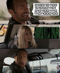 The Rock Driving