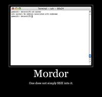 One Does Not Simply Walk into Mordor
