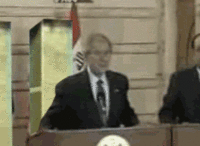 Iraqi Shoe Toss