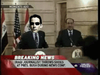 Iraqi Shoe Toss