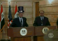 Iraqi Shoe Toss
