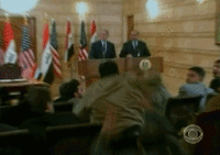 Iraqi Shoe Toss
