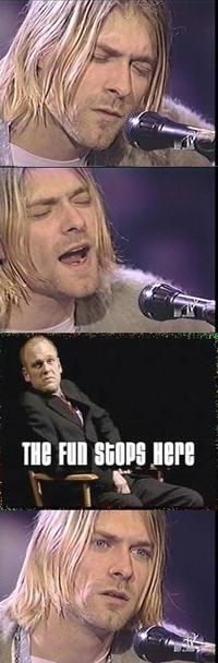 Kurt Cobain Reaction