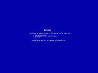 Blue Screen of Death (BSoD)