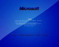 Blue Screen of Death (BSoD)