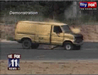 Exploding Van