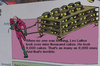 Lex Luthor Took Forty Cakes