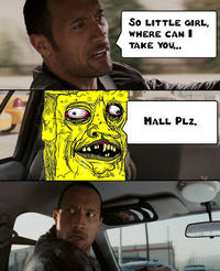 The Rock Driving