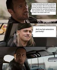 The Rock Driving