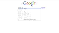 Google Search Box Suggestions