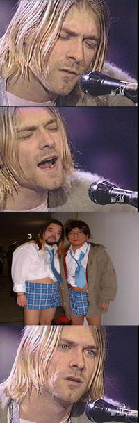 Kurt Cobain Reaction