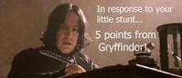 10 Points from/for Gryffindor