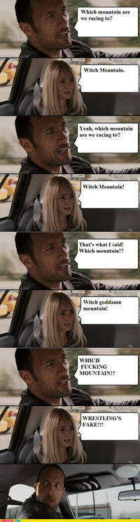 The Rock Driving
