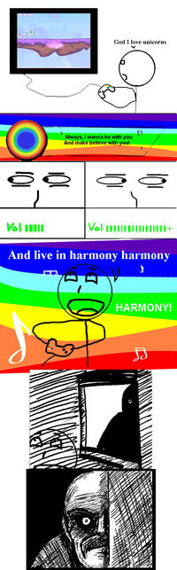 Robot Unicorn Attack / Harmony Harmony