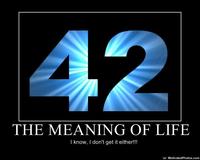 The Answer To Life, The Universe and Everything
