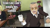 Stan Lee Asking for Coffee