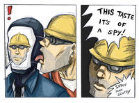 Spy's sappin' my/mah sentry