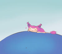 Hot Skitty on Wailord Action