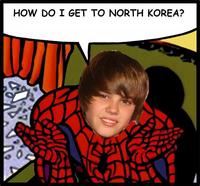Justin Bieber to North Korea!