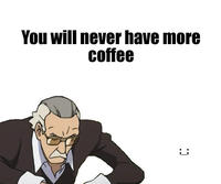 Stan Lee Asking for Coffee