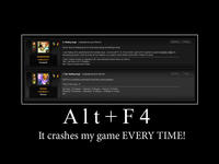 Alt + F4