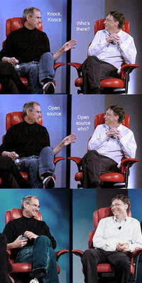 Steve Jobs/Bill Gates Comic