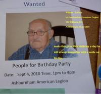 William Lashua's Birthday