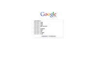Google Search Box Suggestions