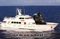 Bolvar_on_a_boat