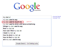 Google Search Box Suggestions
