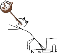 Long Neck Reaction Guy