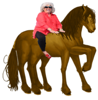 Paula Deen Riding Things
