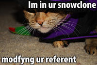Snowclone