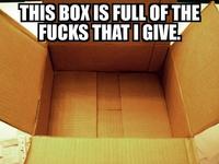Look At All The Fucks I Give