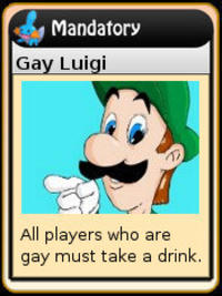 4chan Drinking Game Cards