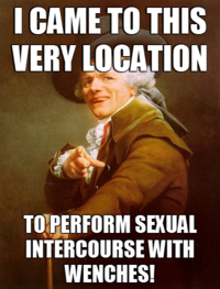 Came Here To Fuck Bitches