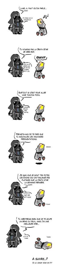"Luke, je suis ton père" cartoon parodies