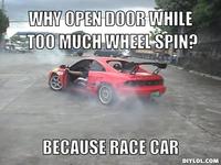 BECAUSE RACE CAR