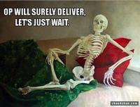 Waiting for OP/OP Will Surely Deliver