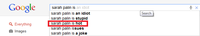 Google Search Box Suggestions