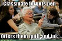 Senior College Student