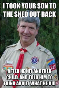 Harmless Scout Leader / Creepy Scoutmaster