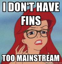Hipster Mermaid / Hipster Ariel