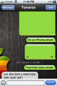 iPhone Whale