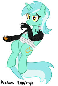 Sitting Lyra