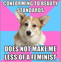Critical Feminist Corgi