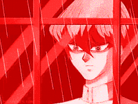 Season 0 Kaiba Staring At the Rain Through a Window