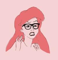 Hipster Mermaid / Hipster Ariel